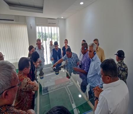 ADB dan Kementerian PUPR meninjau lokasi IPAL di Pekanbaru (foto/rahmat-halloriau)